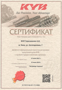 Сертифікат Сертифікат